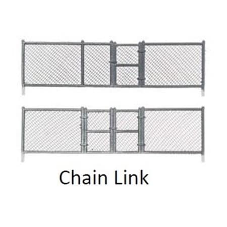 Woodland Scenics Woodland Scenics WOO-2993 N Chain Link Fence - 8 Piece WOO-2993